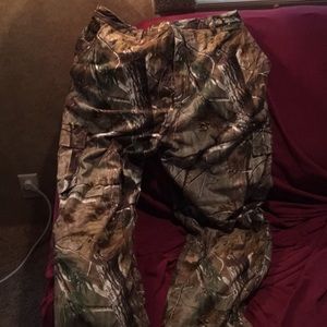 Hunting clothes they have pockets on the side